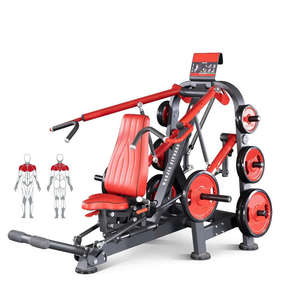 Máquina <span class=keywords><strong>de</strong></span> Press <span class=keywords><strong>de</strong></span> <span class=keywords><strong>Pecho</strong></span> Inclinado con Carga <span class=keywords><strong>de</strong></span> Placas <span class=keywords><strong>de</strong></span> Uso Comercial, Ajustable, Construcción <span class=keywords><strong>de</strong></span> Acero, Juego Completo para la Parte Superior del <span class=keywords><strong>Pecho</strong></span> - Product Image 1