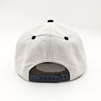 Casquette de baseball non structurée à 5 panneaux avec logo personnalisé, motif sportif en tissu éponge, patchs en tissu Oxford, Dobby, à pois et à motif Argyle, et boucle à simple boutonnière