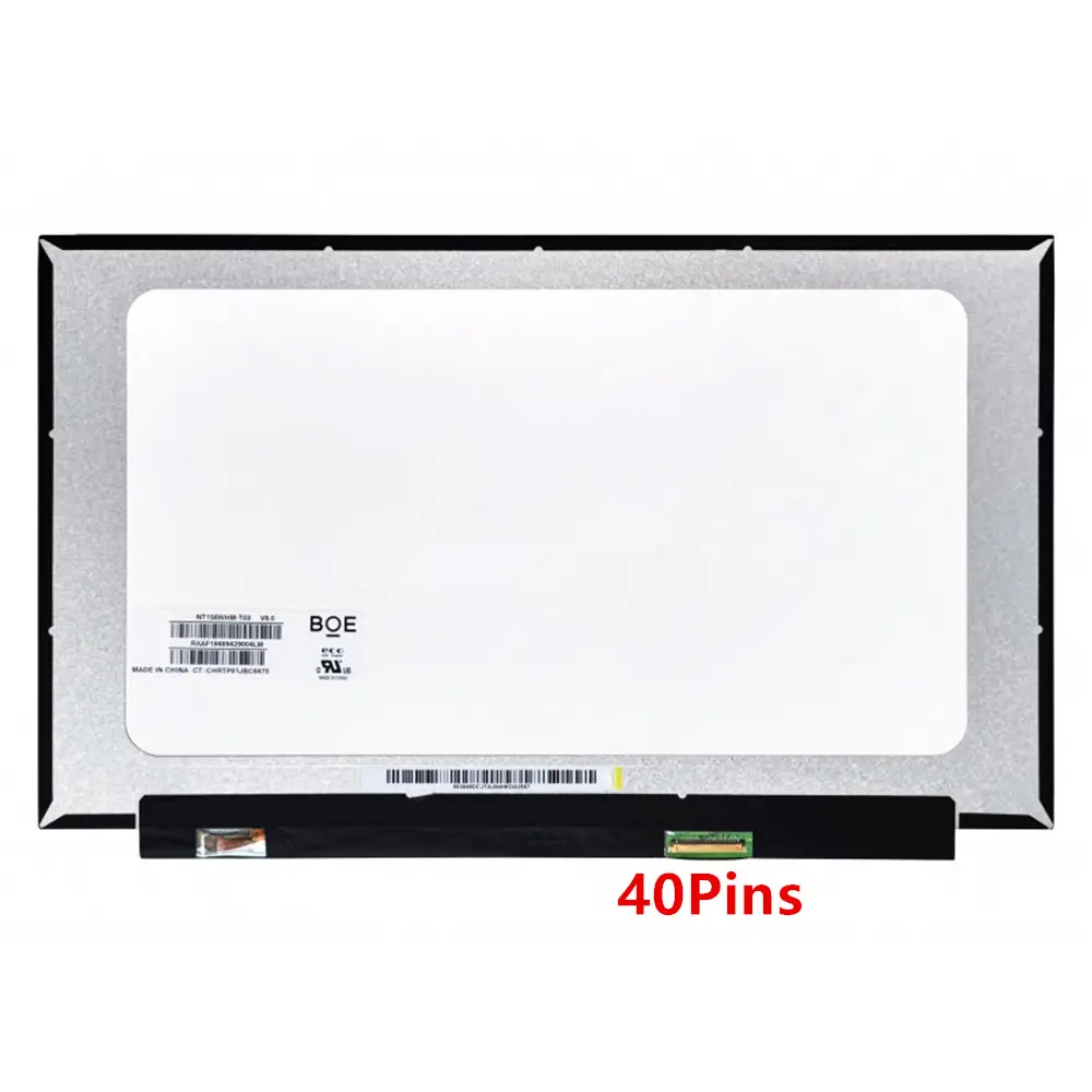 HP 15-DY1043DX Notebook için NT156WHM-T03 V8.0 HD WXGA 15.6 "dokunmatik LCD ekran yedek sayısallaştırıcı
