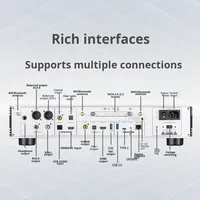 Reproductor de música digital HIFI sin pérdidas Audio Streamer Decodificador Preamplificador Red integrada Reproductor multimedia Conectividad inalámbrica