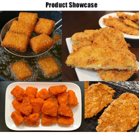 Machine industrielle SV-380 pour la fabrication de nuggets de poulet, machine automatique de formage d'aliments frits pour les restaurants du Moyen-Orient et les cuisines centralisées