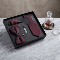 Boîte d'emballage en carton noir de luxe avec logo personnalisé, insert multi-compartiments, ensemble de boîtes cadeaux avec sac fourre-tout