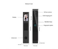 Larkkey Smart 3D Reconnaissance faciale Caméra Serrure de porte Serrure intelligente Tuya APP Serrure intelligente