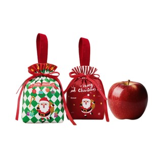 Bolsa de Regalo Navideña <span class=keywords><strong>Lisi</strong></span> de Terciopelo, Bolsa para Manzanas con Cordón, Diseño de Embalaje para Dulces, Rectangular de 12*20cm, Yiwu Zhejiang SD5464566 - Product Image 2