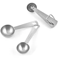 Cuillère à mesurer en métal durable et respectueuse de l'environnement de 5ml/7.5ml/10ml/15ml pour la cuisson en cuisine utilisée pour mesurer le poids