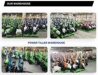 Motoculteur multifonctionnel mini à essence/diesel, désherbeur, semoir à maïs, micro-cultivateur à chaîne à rail unique