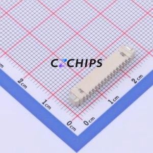 HC-1.25-16PWT Wire-to-Board Pin Header SMD,P=1.25mm,Horizontal Mount Connector 1x16P 1.25mm Horizontal Mount PicoBlade (MX 1.25) - Product Image 2