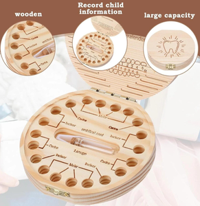 Vente en gros FSC BSCI personnalisation boîte <span class=keywords><strong>de</strong></span> fée des dents <span class=keywords><strong>de</strong></span> bébé en bois <span class=keywords><strong>de</strong></span> pin porte-souvenir des dents perdues - Product Image 2