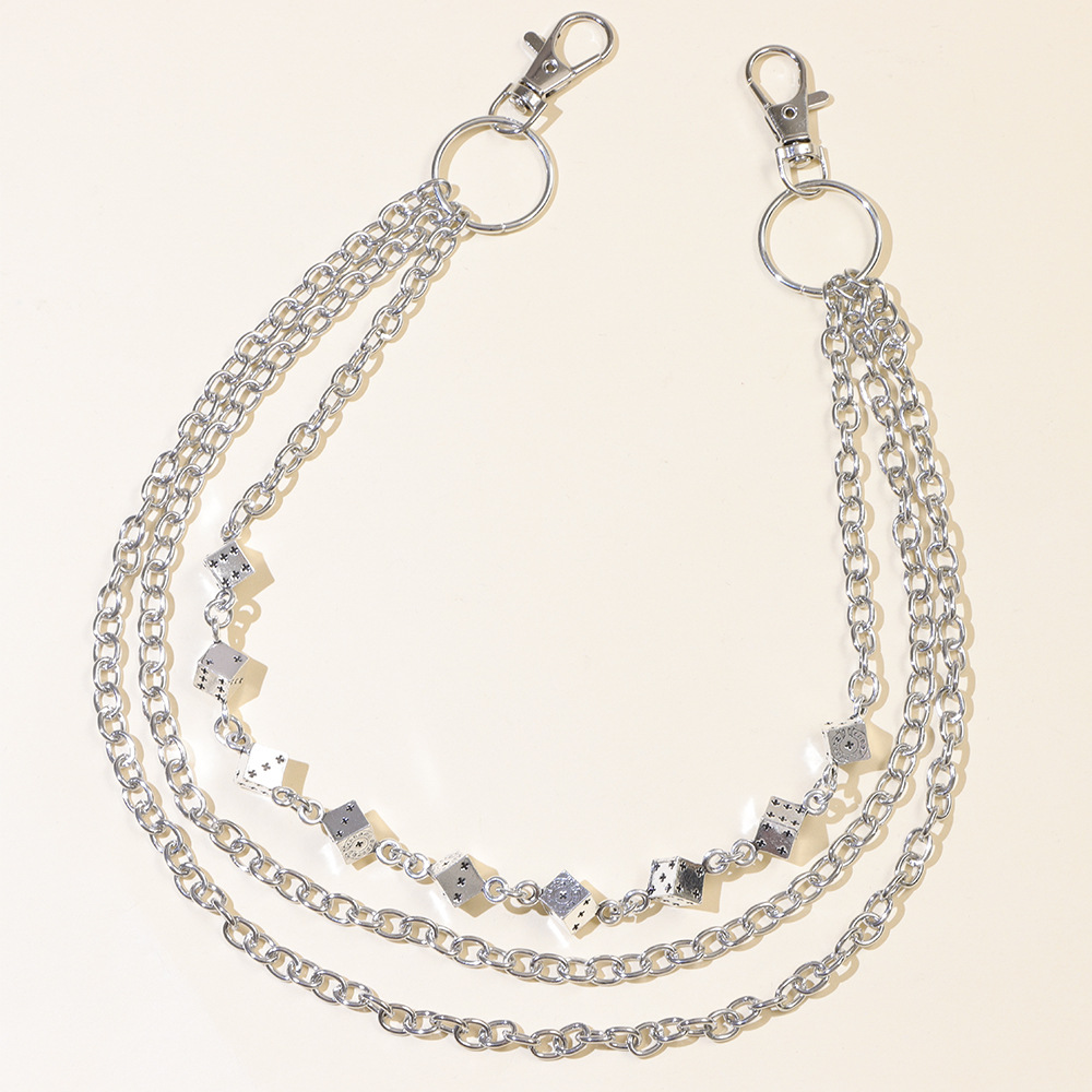 Multi-layered dice trouser chain