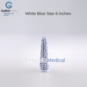 Usluck cổ điển màu trắng màu xanh năm cánh mô hình ngôi sao vải túi nước đá nhà máy trực tiếp thể thao lạnh gói với thiết kế thời trang 6/9/11inch - Product Image 6