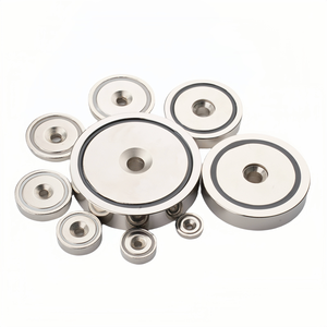 초강력 N52 네오디뮴 컵 자석 32mm 카운터싱크 홀 포트 자석, 인장력 32kg, 1.26인치 디스크 패턴 할인 판매 - Product Image 5