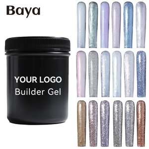 Groothandel Professionele Nagel Levert Hoge Heldere Lage Warmte Glitter Medium Dik Beeldhouwen Uv Gel Uw Logo Harde Gel Voor Nagels - Product Image 1