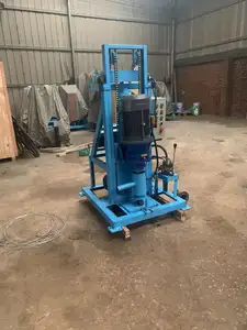 Mesin bor sumur air hidrolik portabel 100m, mesin bor sumur air lubang borehole dengan mulai listrik