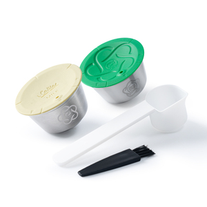 ICafilas-cápsula de café reutilizable de acero inoxidable, <span class=keywords><strong>para</strong></span> uso en máquina de café <span class=keywords><strong>Dolce</strong></span> <span class=keywords><strong>gusto</strong></span>, leche y café - Product Image 2