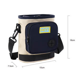 Sac de dressage pour chien personnalisé OEM, petit sac à cordon, sac banane ou bandoulière, marque privée, pochette portable pour friandises et récompenses pour animaux de compagnie - Product Image 5