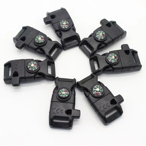 Hebilla de supervivencia Paracord para arrancador de fuego al aire libre con brújula - Product Image 2