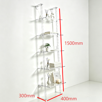 Étagère de rangement multicouche en acrylique, style moderne minimaliste, à bords lisses, gain de place, personnalisable, vente chaude, directement de l'usine
