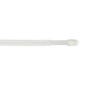 Juego de 2 varillas planas extensibles blancas de 60-105 cm - Product Image 1