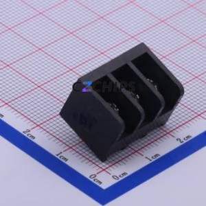 JL635-63503B01 Barrier Terminal Block Through hole Component (THT),P=6.35mm Connector Three Sides 6.35mm 1x3P Straight Pin - Product Image 1