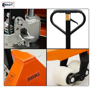 Hydraulic Manual Material Handling Tools 2500kg Hand Pallet Truck With Cheaper Price