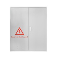 Tableau de distribution électrique personnalisable IP54 1,5 mm à double porte pour l'infrastructure numérique