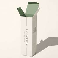 Emballage écologique personnalisé pour 5ml 10ml 20ml 30ml 50ml 100ml bouteilles de boissons liquides boîtes d'huiles essentielles impression de gaufrage