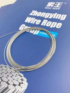 Corda de fio de aço inoxidável ss316 ss304 7x7 0.7mm 1mm 2mm 2.5mm <span class=keywords><strong>3mm</strong></span> - Product Image 5