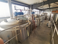 Peralatan Pembuatan Bir Berkualitas Tinggi 2000L 20BBL 20HL Fermenter Baja Tahan Karat untuk Lini Pabrik Bir Bersertifikasi CE