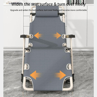 Lit de Camping à cadre léger en acier inoxydable lit pliant Portable moderne ultraléger pour une utilisation en plein air dans la salle de sport de l'hôpital