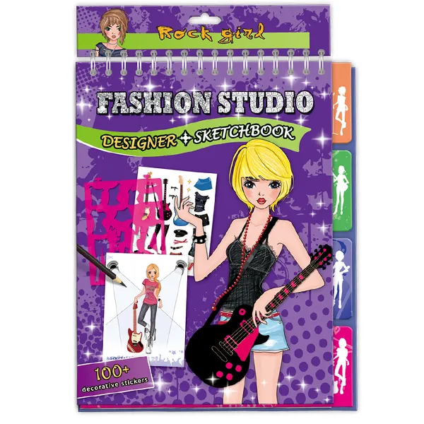 FUNWOOD GQC Fashion Studio Kids DIY Design Book Set