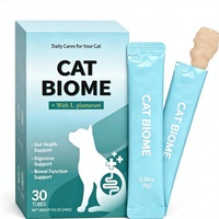 Pâte Probiotique Cat Biome pour Chats avec L. Plantarum – Complément de Soutien Digestif et Intestinal – OEM