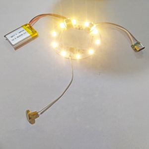 58 Mét PCB điều khiển cảm ứng DIY Khung Ảnh Đèn 10 LED Dimmable ấm trắng 3 Wát bảng mạch toàn bộ cho dễ dàng cài đặt - Product Image 4