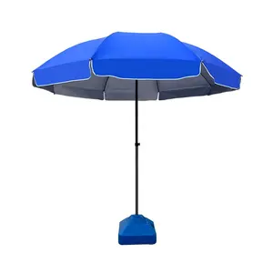 Fabricant parasol de plage extérieur parasol avec cadre solide pour la pluie, regenschirm