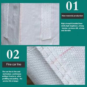 Huamaohengchun 35"L X 35"W X 43"H, 2200lbs Swl, Bolsa de Polipropileno Tejido con Fondo Plano y Abertura Grande - Product Image 3