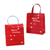 Sac fourre-tout en PP transparent épais de qualité supérieure, sac cadeau de Noël réutilisable, emballage cadeau pour fêtes, sac vide en gros