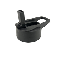 Bouchon en plastique à large ouverture pour gourde avec brosse de nettoyage et paille, idéal pour le camping et la randonnée (vente en gros)