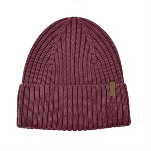 Warm 100% Acrylic Fashion <strong>Winter</strong> <strong>Cap</strong> <strong>Men</strong> and Women Adult Size Custom Rib Beanie Cable Knit Hat - Product Image 3