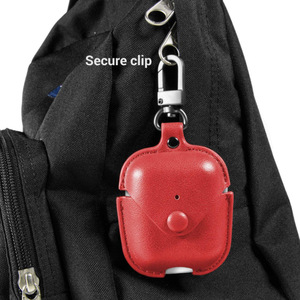 Crazy Horse-estuche portátil de cuero Real para auriculares, accesorios para <span class=keywords><strong>Airpods</strong></span> 1 <span class=keywords><strong>2</strong></span> <span class=keywords><strong>Pro</strong></span> - Product Image 2