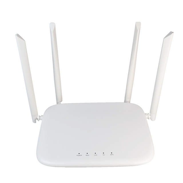 WiFi6 Router 1200Mbps Dual Band HZY-WR1500X 1GE WAN+3 LAN Gigabit Mesh TR069 4 Antenna MU-MIMO