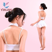 Jupe de danse latine pour femmes, costume de ballet, tango, rumba, tenue de danse, jupe de performance, tenue de pole dance