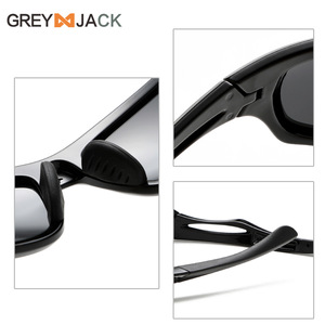 Lunettes de soleil polarisées Greyjack pour le sport, monture TR90, verres TAC, protection UV400 pour le cyclisme, la conduite, la pêche et les activités de plein air - Product Image 2