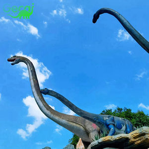 Modèle de dinosaure Brachiosaure animatronique robotisé grandeur nature 3D en résine pour extérieur, fabriqué en usine, du parc d'attractions Gecai - Product Image 3
