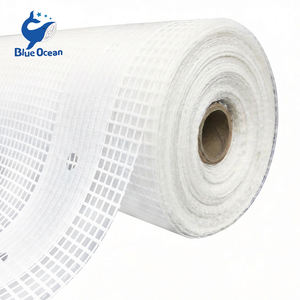 Bâche de protection Damary en tissu grillagé PE ignifuge et écologique, renforcée en plastique, pour usage en construction - Product Image 6