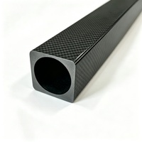 Tube creux en fibre de carbone OEM personnalisé, différentes longueurs pour rig de caméra, prix usine, léger, diamètre extérieur et intérieur personnalisés, prix compétitif