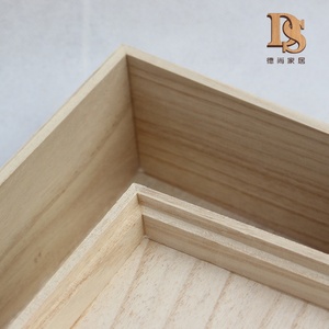 Boîte à bibelots en bois bon marché boîte d'emballage de livre en paulownia plaine personnalisée boîte de <span class=keywords><strong>rangement</strong></span> de bijoux en bois non fini - Product Image 6