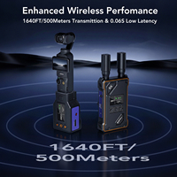 Transmisor y Receptor HDMI Inalámbrico SYONG 1080P para DJI Pocket 3/4, 500m, Un Canal Inteligente para Cuatro Dispositivos, 2.4G/5G UVC OBS, Transmisión en Vivo para Exteriores
