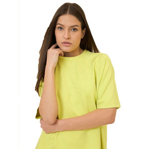 Conjunto de Camiseta y Pantalones Cortos de Color Sólido Casual para Mujer, Conjunto de Dos Piezas de Verano Elegante para Chicas, Corte Holgado para Damas - Product Image 6