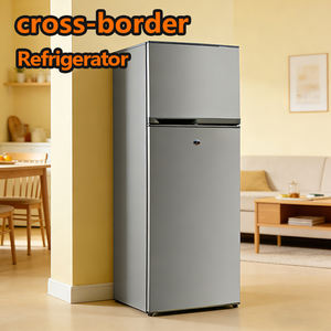 Refrigerador Compacto Elétrico Portátil de Aço Inoxidável 138L com Duas Portas e Descongelamento Automático, Eficiência Energética Grau 1, 1 Ano - Product Image 5