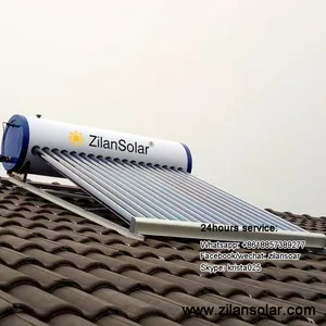 Solar water heater roof system