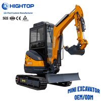 Peralatan Mesin Pertanian Petani Pertanian Rotary Tiller Mini Crawler Tractor